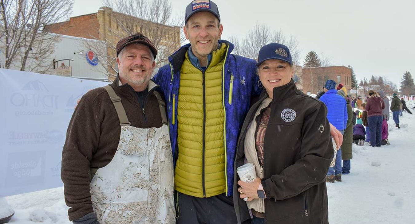 Terry and Donna, New Owners, with son Dane